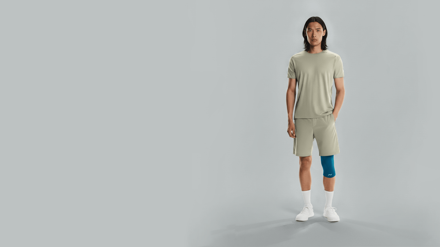 neolevee® ProLine Knie- und Patellabandagen – unterstützen Dein Knie bei Sport, Bewegung und Belastung.