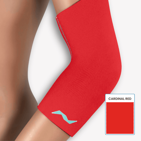 Setze ein sportliches Statement mit der PRO LINE Ellenbogenbandage in Cardinal Red – starker Halt, auffälliger Look, kompromisslose Bewegungsfreiheit.
