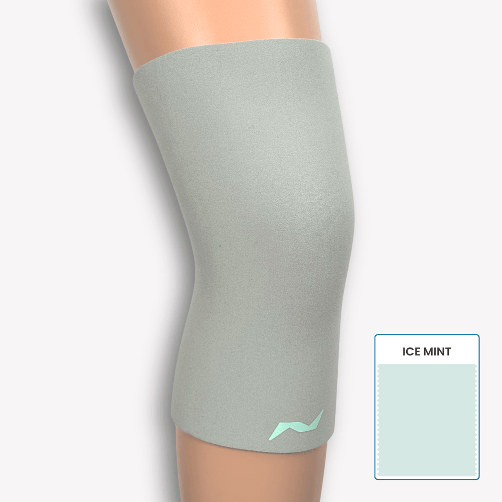 Die Ice Mint Variante der PRO LINE Kniebandage überzeugt durch frisches Design, angenehme Kompression und maximale Bewegungsfreiheit.