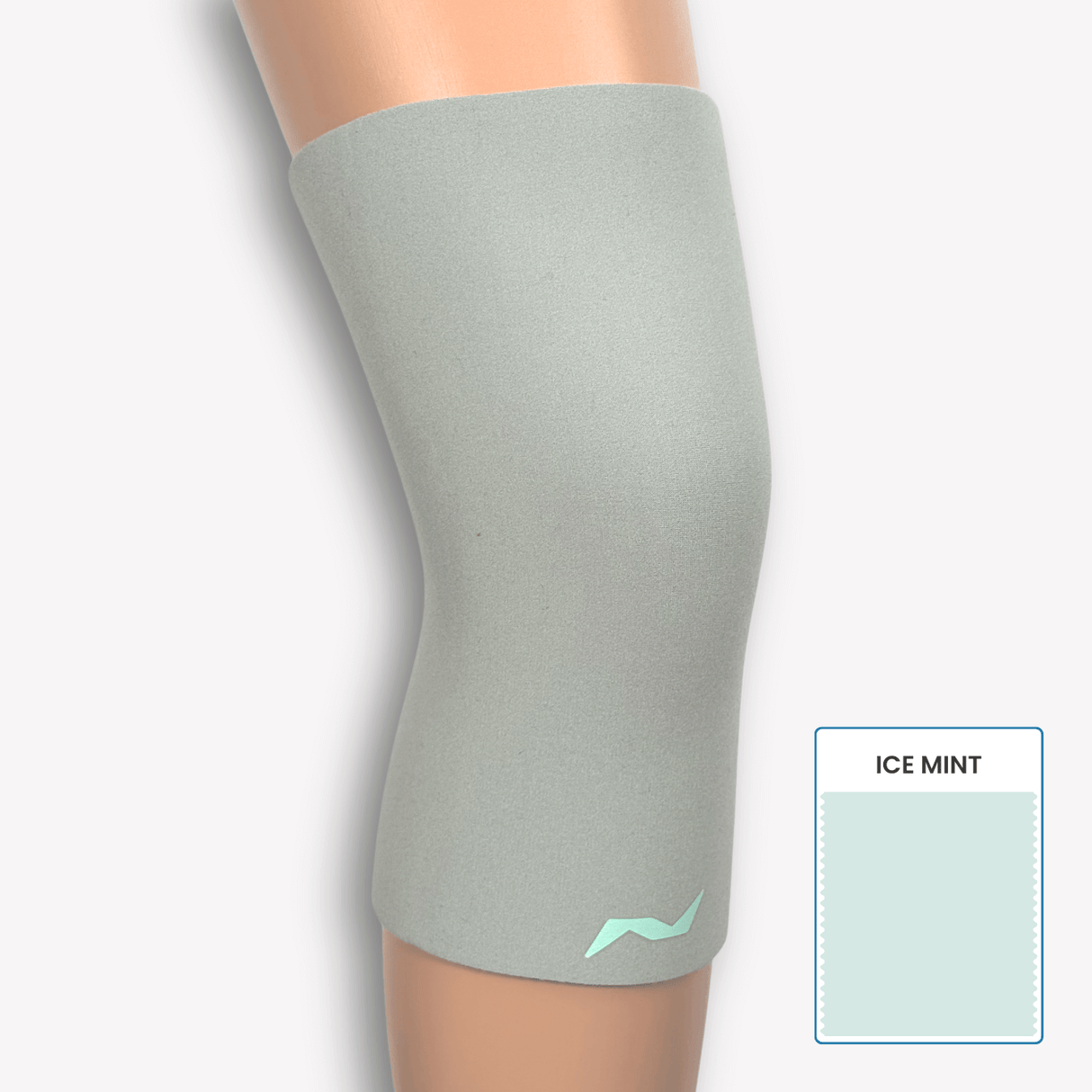Die Ice Mint Variante der PRO LINE Kniebandage überzeugt durch frisches Design, angenehme Kompression und maximale Bewegungsfreiheit.