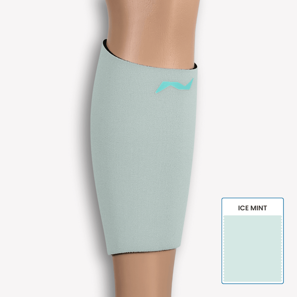 Frisch, stylisch, funktional: Die PRO LINE Wadenbandage in Ice Mint bietet gezielte Kompression und angenehmen Tragekomfort.