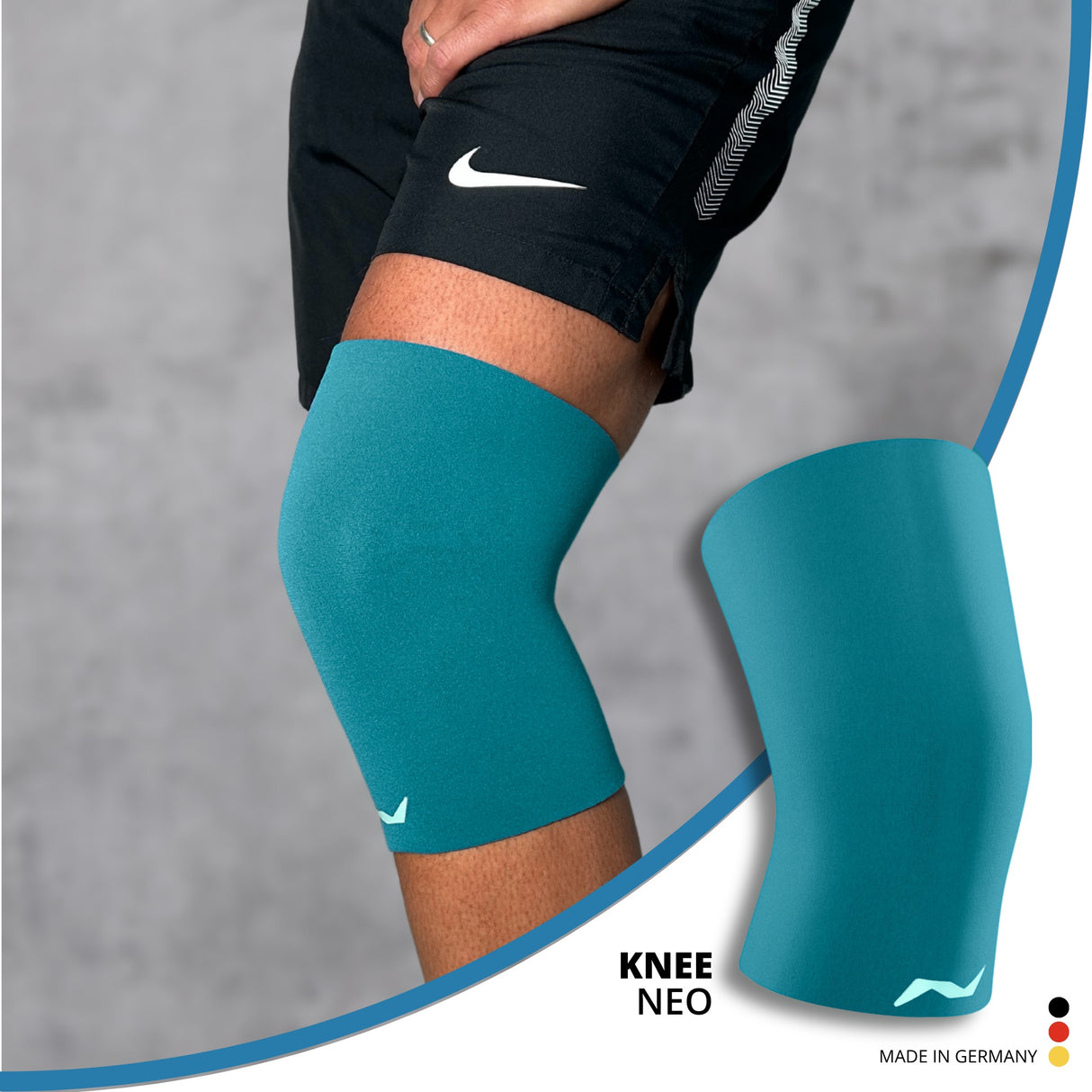 Sportbandage Knie (Knee Neo): stabilisierend, rutschfest, elastisch, made in Germany