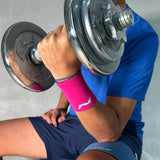 Wrist sports sleeve: stabilizing, non-slip, elastic, made in Germany