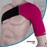 Shoulder sports support (Shoulder Neo): stabilizing, warming, elastic, made in Germany