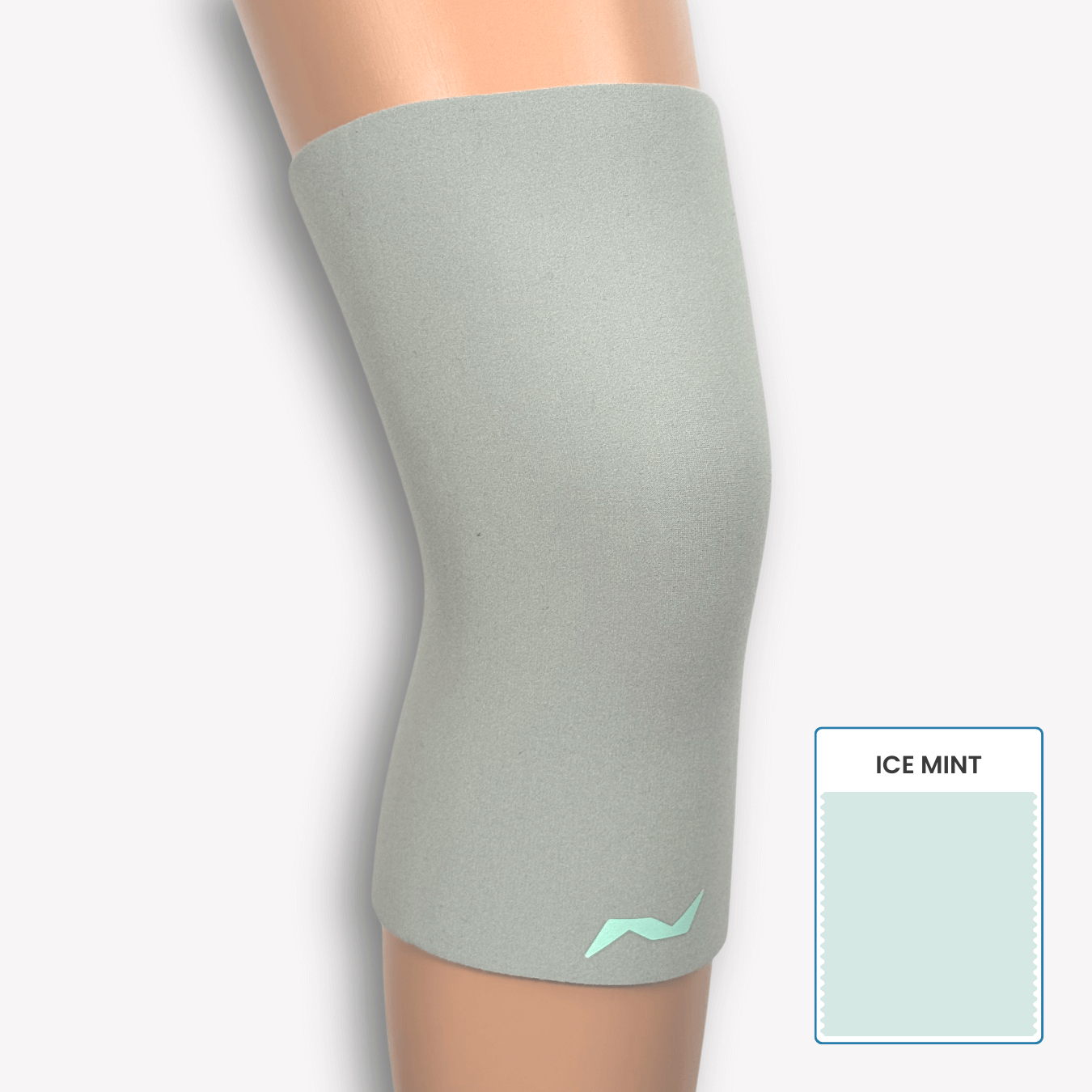 Die Ice Mint Variante der PRO LINE Kniebandage überzeugt durch frisches Design, angenehme Kompression und maximale Bewegungsfreiheit.
